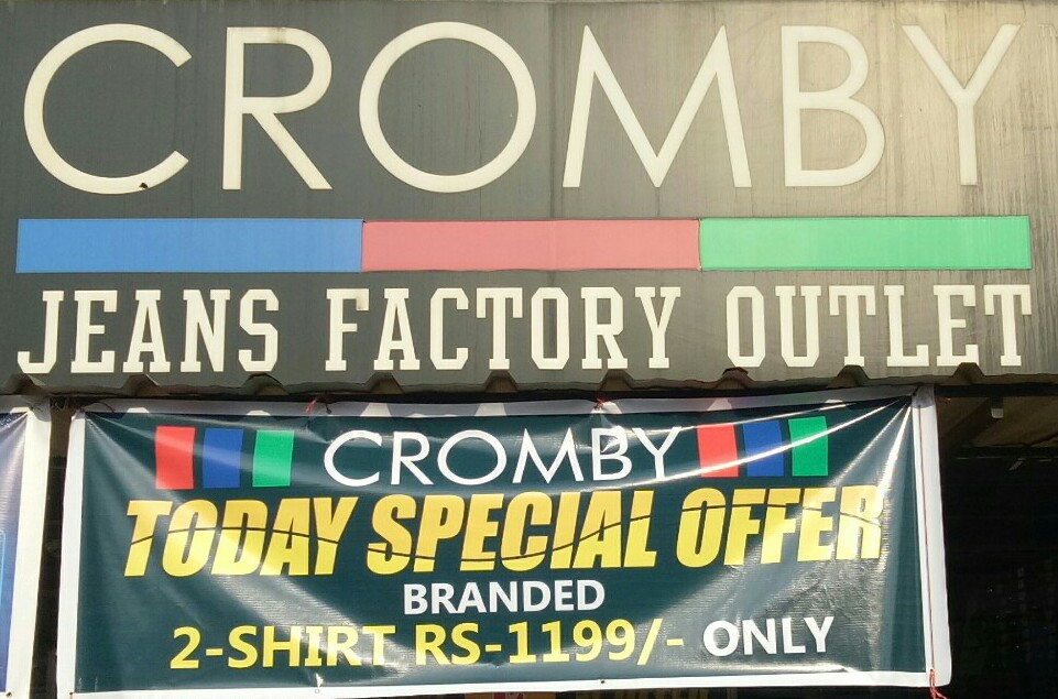 CROMBY JEANS FACTORY OUTLET, GENTS WEAR,  service in Aluva, Ernakulam
