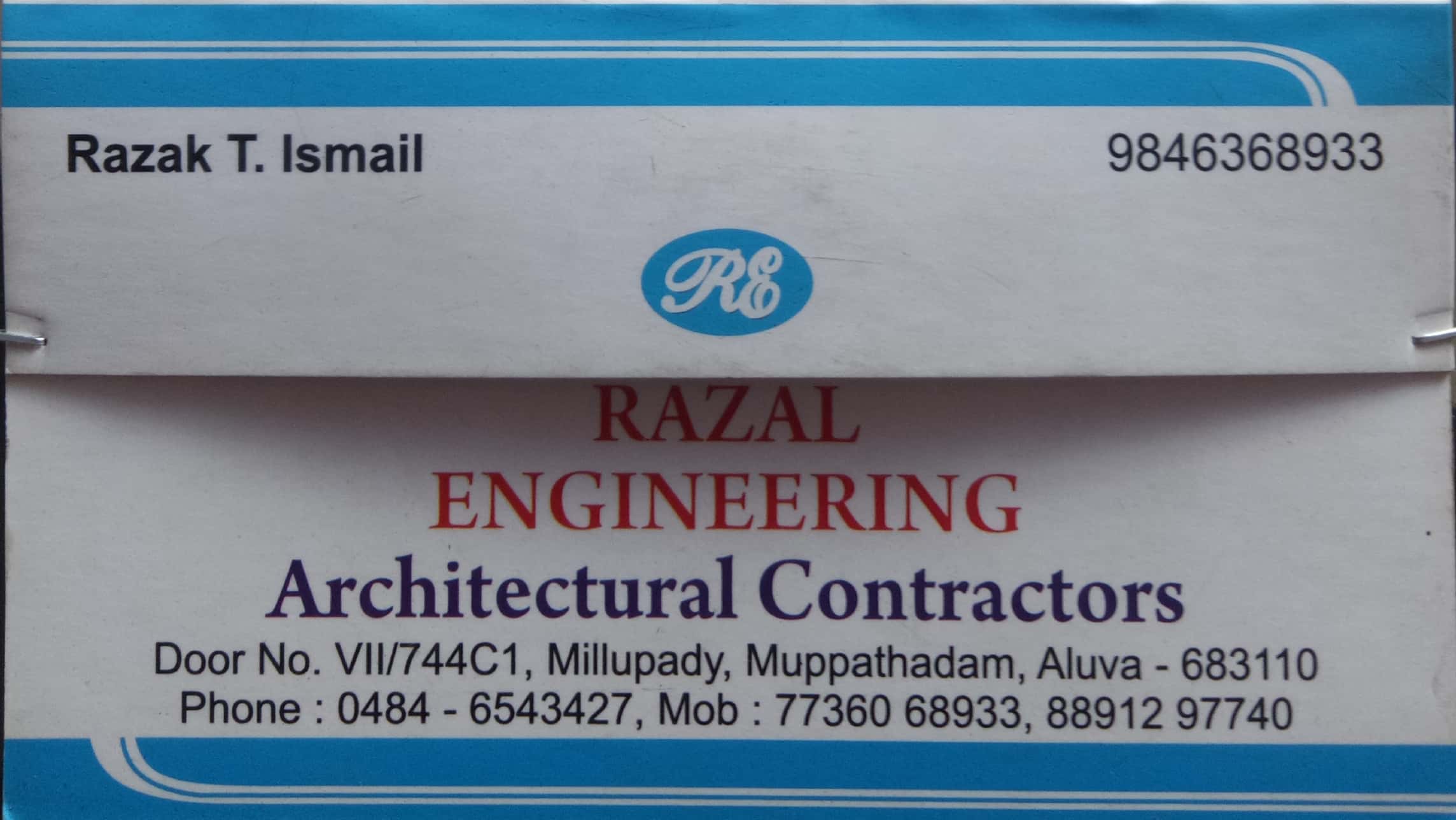 RAZAL ENGINEERING, CONTRACTOR,  service in Aluva, Ernakulam