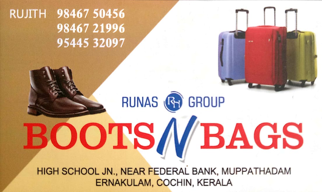 BOOTS N BAGS, BAGS SHOP,  service in Aluva, Ernakulam