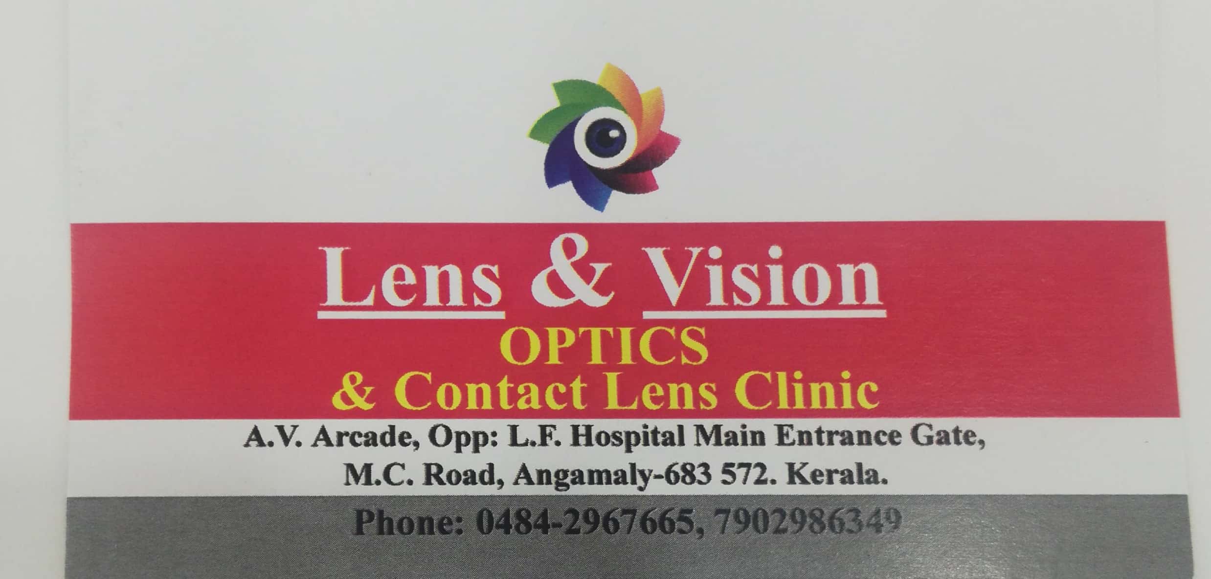 Lens & Vision OPTICS & Contact Lens Clinic, OPTICAL SHOP,  service in Angamali, Ernakulam