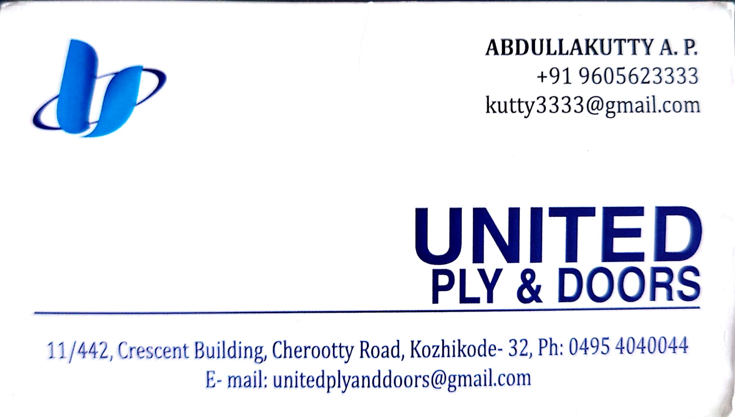 UNITED PLY AND DOORS, DOORS,  service in Kozhikode Town, Kozhikode