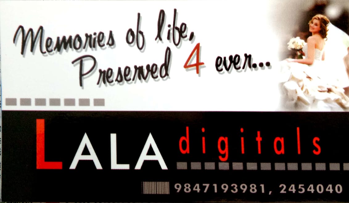 LALA DIGITALS, STUDIO & VIDEO EDITING,  service in Kalady, Ernakulam