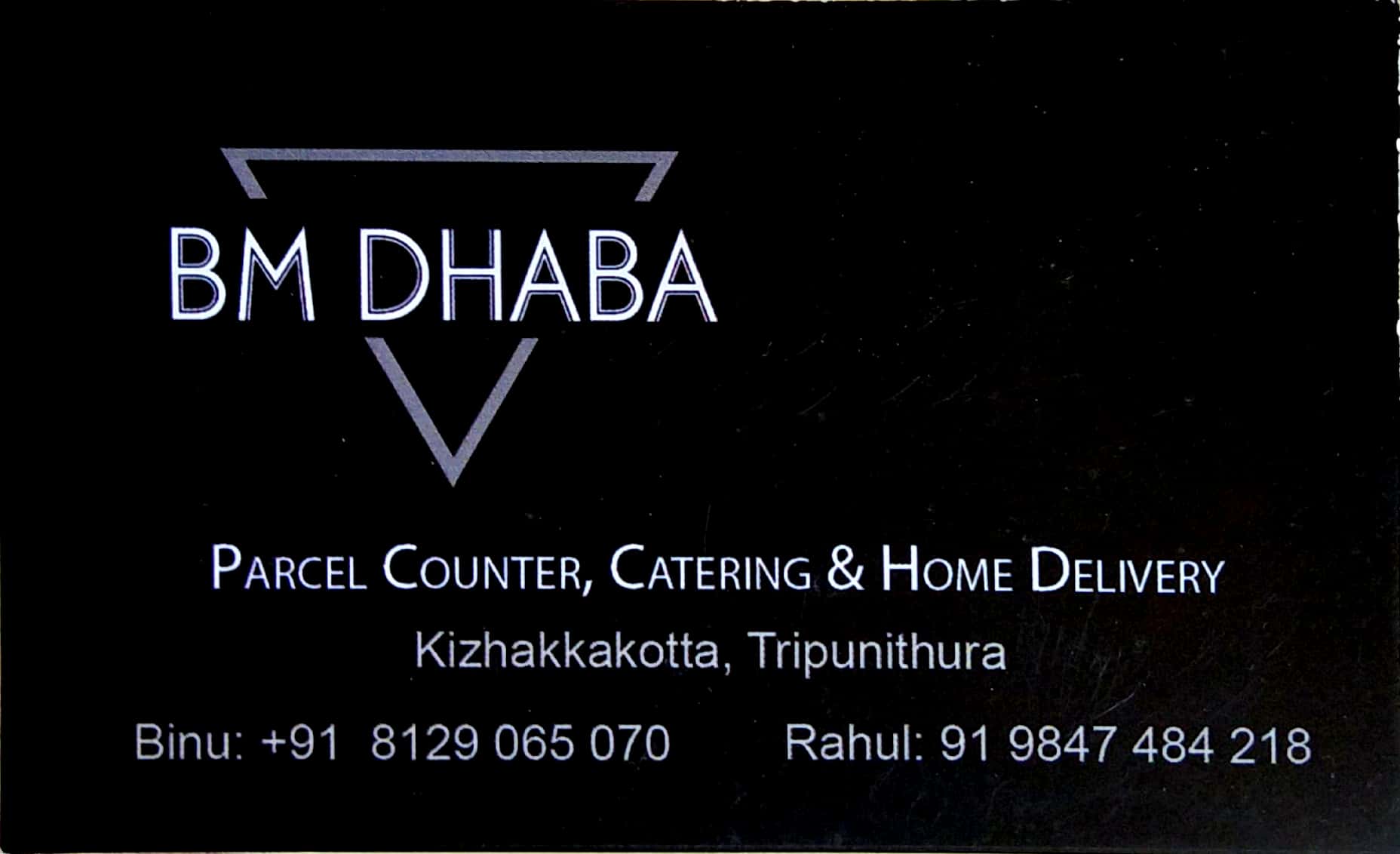 BM DHABA, FAST FOOD,  service in Thrippunithura, Ernakulam