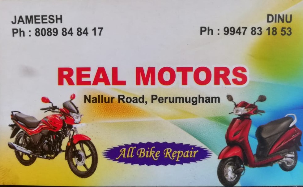 REAL MOTORS, BIKE WORKSHOP,  service in Farooke, Kozhikode