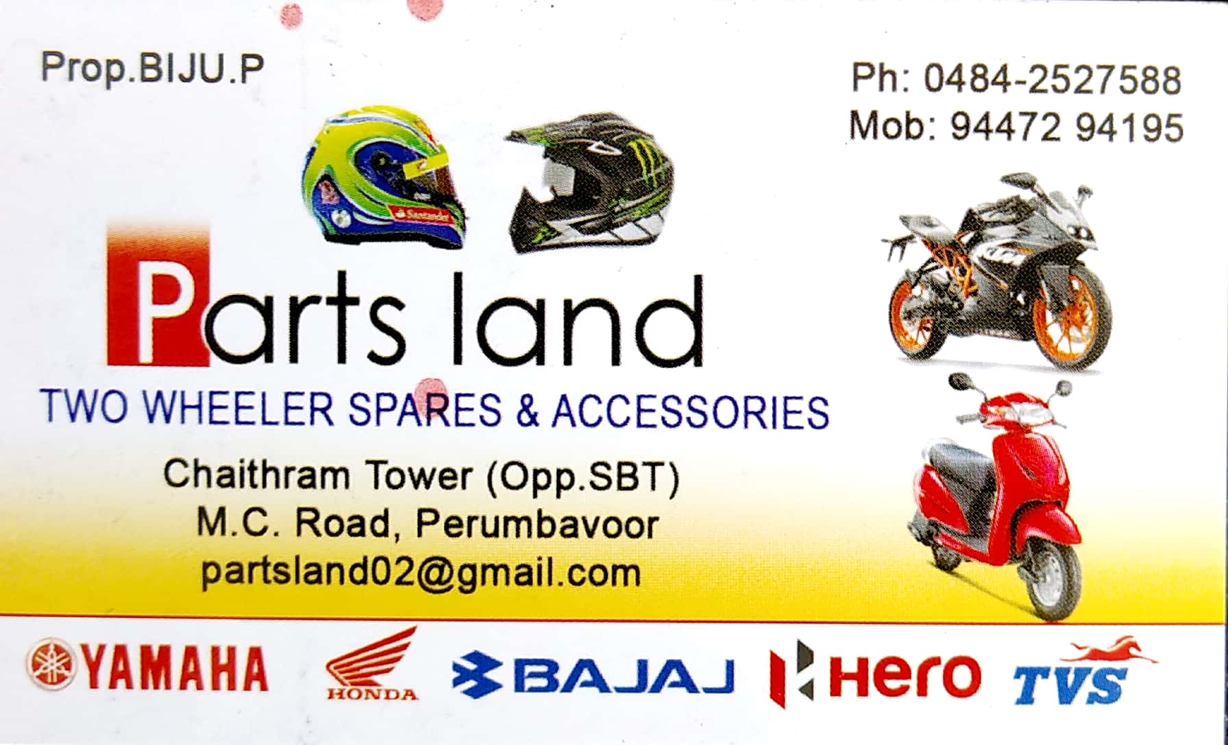 PARTS LAND, ACCESSORIES,  service in Perumbavoor, Ernakulam