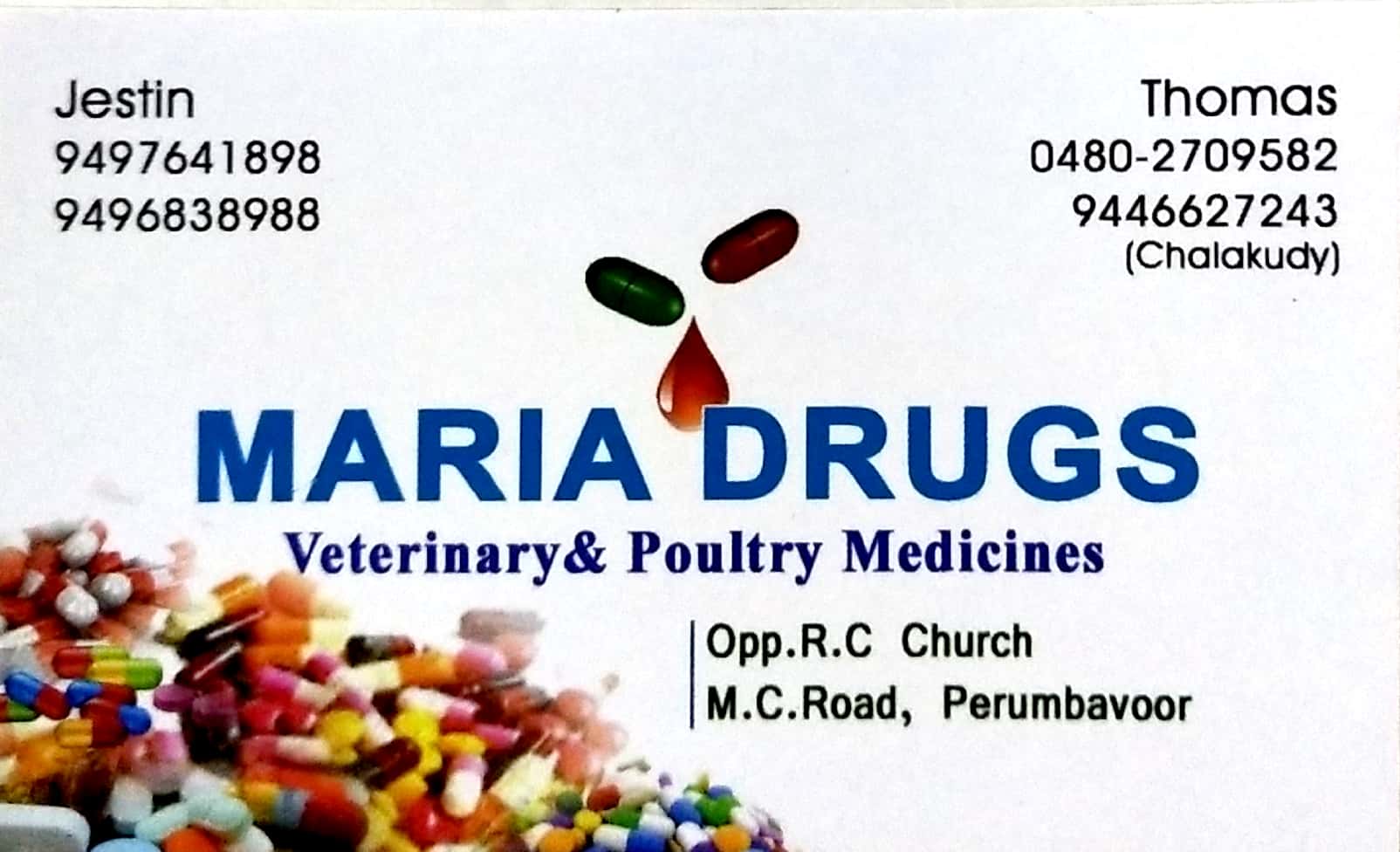 MARIA DRUGS Veterinary & Poultry Medicines, VETERINARY & POULTRY,  service in Perumbavoor, Ernakulam