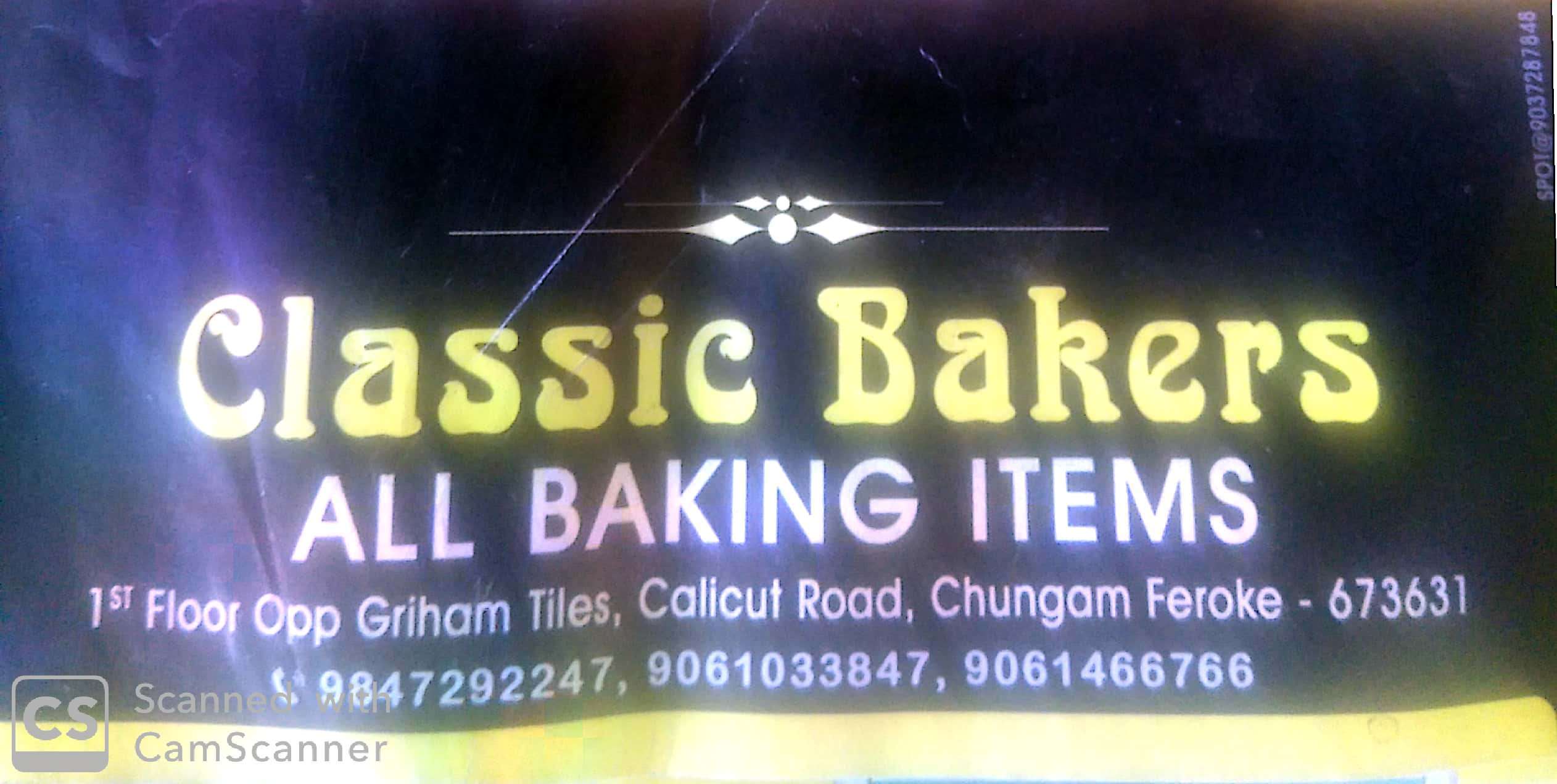 CLASSIC BAKERS, BAKING TOOLS,  service in Farooke, Kozhikode