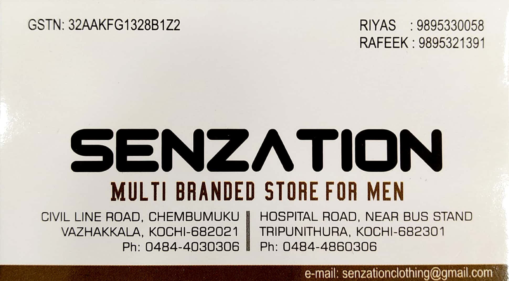 SENZATION Multi Branded Store For Men, GENTS WEAR,  service in Thrippunithura, Ernakulam