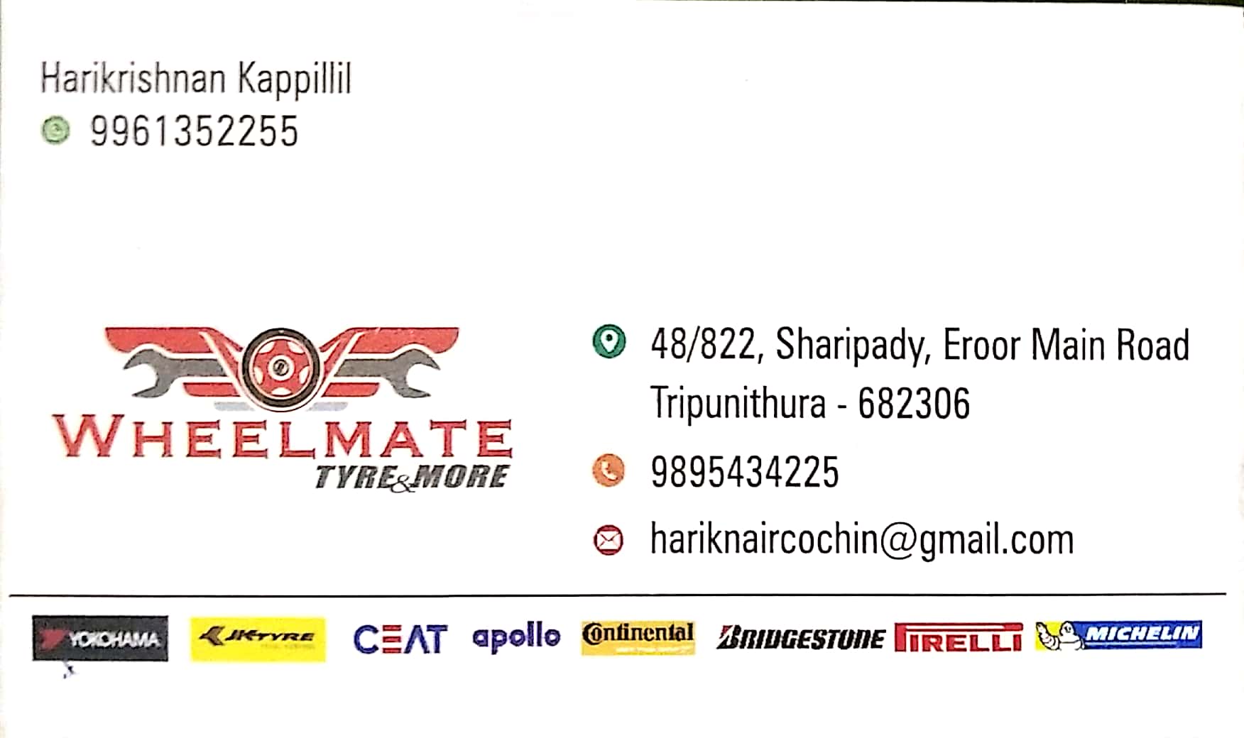 WHEELMATE Tyre&More, TYRE & PUNCTURE SHOP,  service in Thrippunithura, Ernakulam