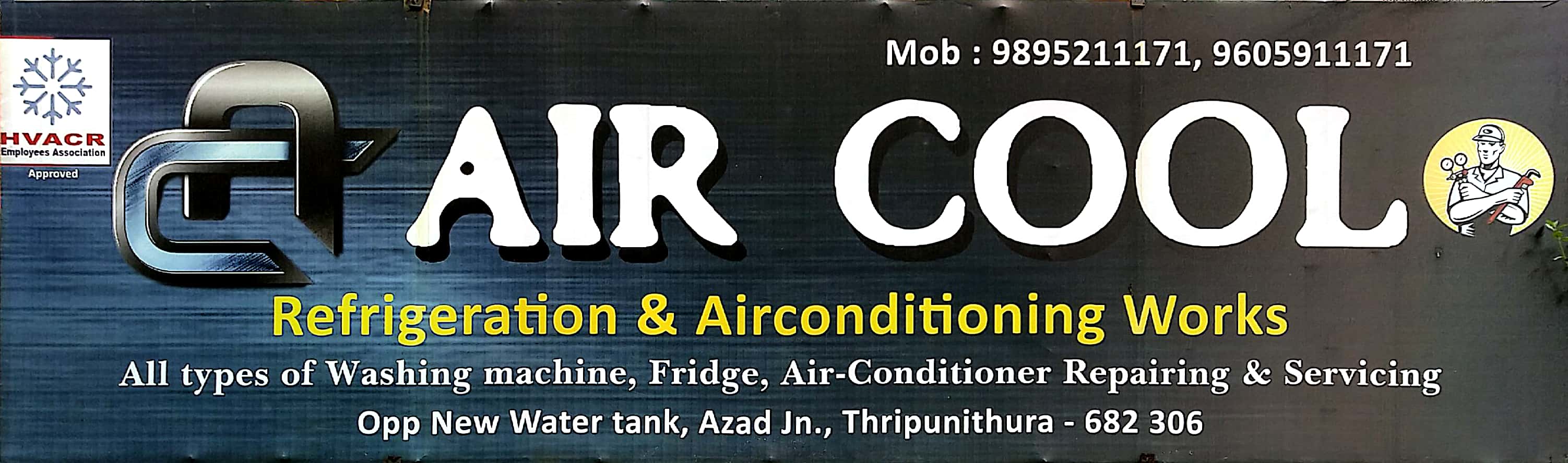 AIR COOL, AC Refrigeration Sales & Service,  service in Thrippunithura, Ernakulam