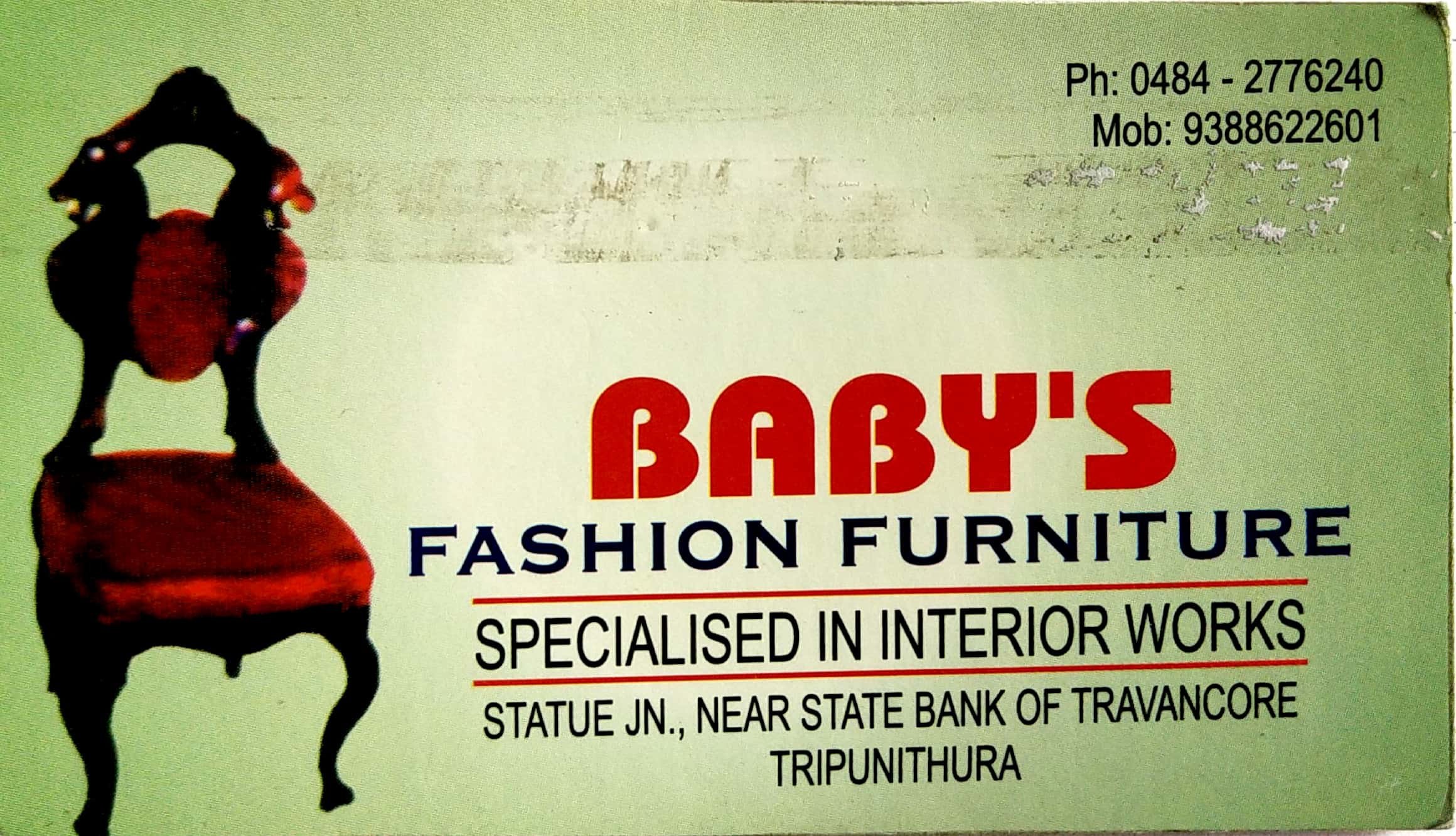 BABY'S Fashion Furniture, FURNITURE SHOP,  service in Thrippunithura, Ernakulam