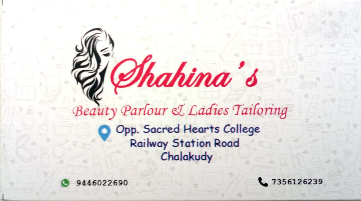 SHAHINA'S beauty parlour and tailoring, BEAUTY PARLOUR,  service in Chalakudy, Thrissur