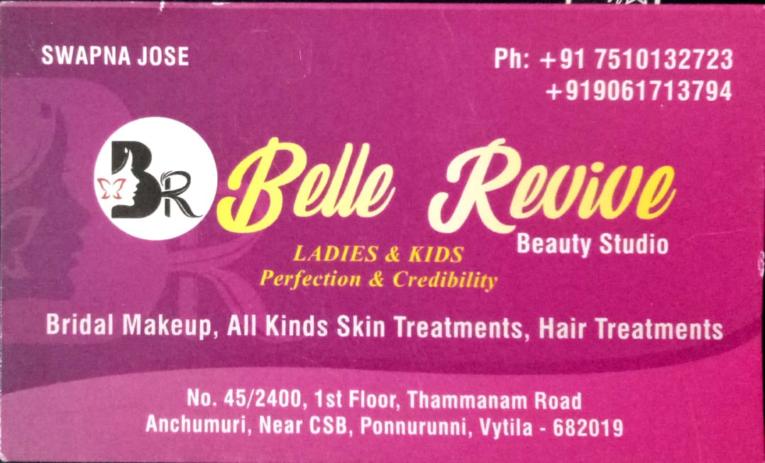 Belle Revive beauty studio, BEAUTY PARLOUR,  service in Vyttila, Ernakulam