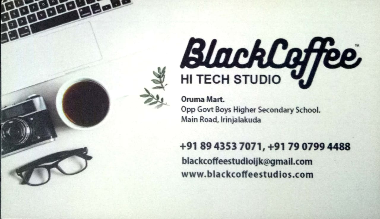 Blackcoffee hi tech studio, STUDIO & VIDEO EDITING,  service in Irinjalakuda, Thrissur