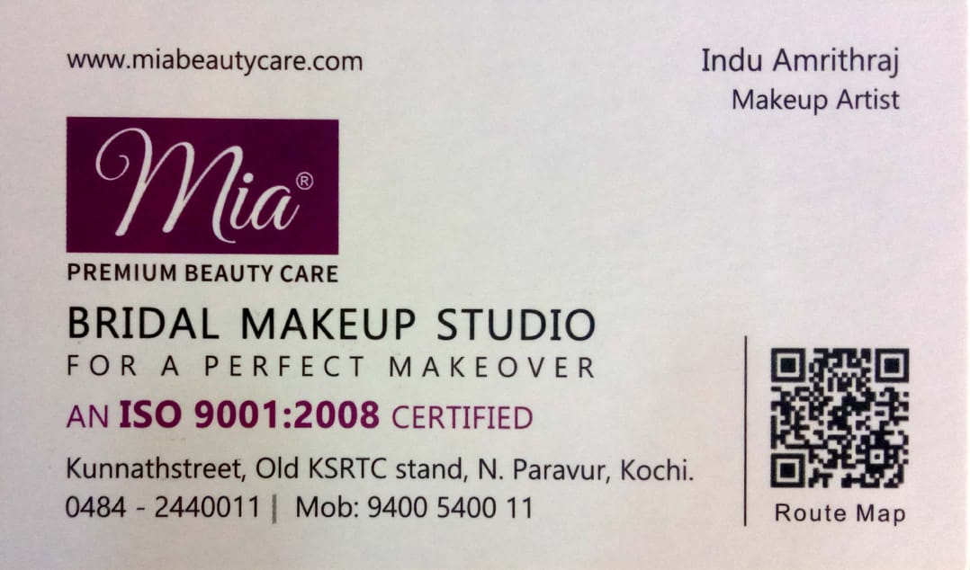 MIA BRIDAL MAKEUP STUDIO North paravoor