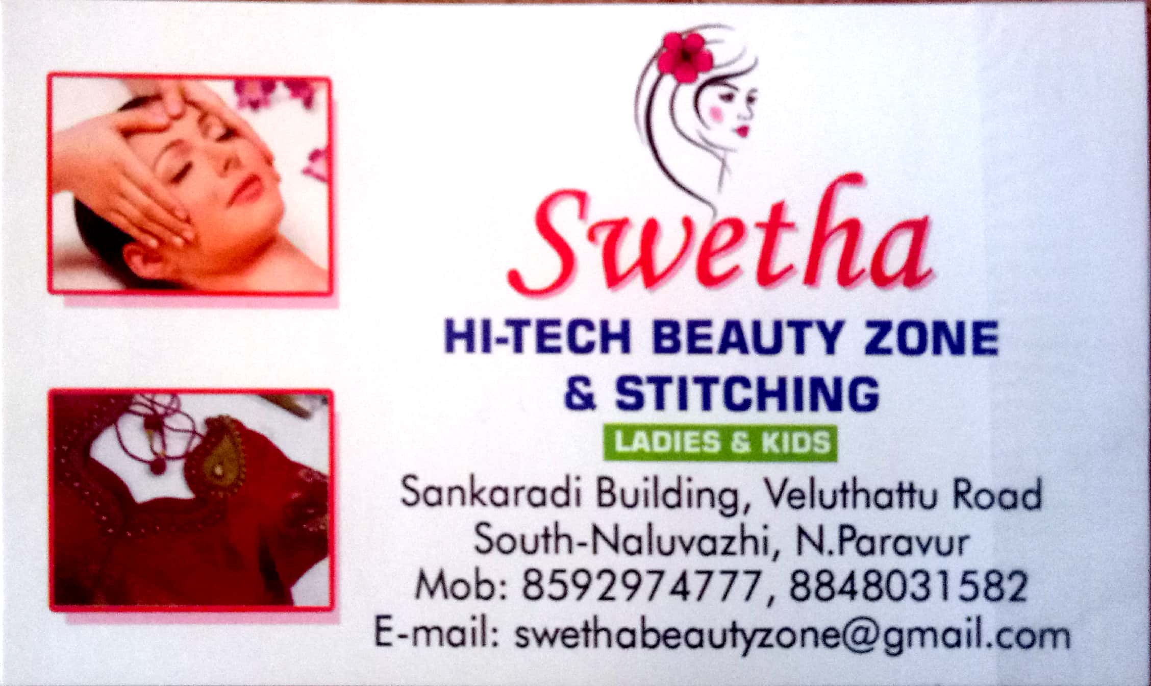 SWETHA HI - TECH BEAUTY ZONE NORTH PARAVOOR, BEAUTY PARLOUR,  service in North Paravur, Ernakulam