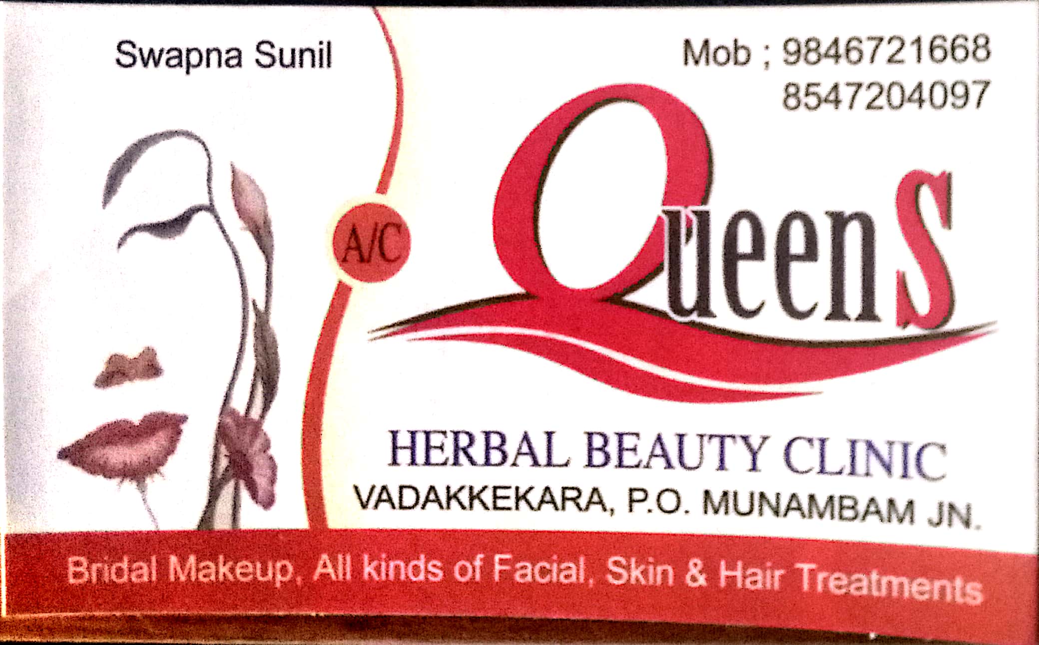 Queens Beauty Clinic North Paravoor, BEAUTY PARLOUR,  service in North Paravur, Ernakulam