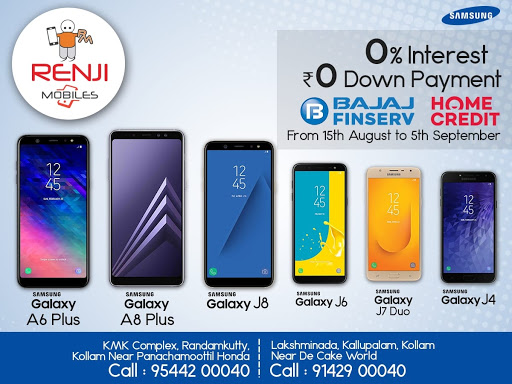 Renji Mobiles, MOBILE SHOP,  service in Randamkutty, Kollam