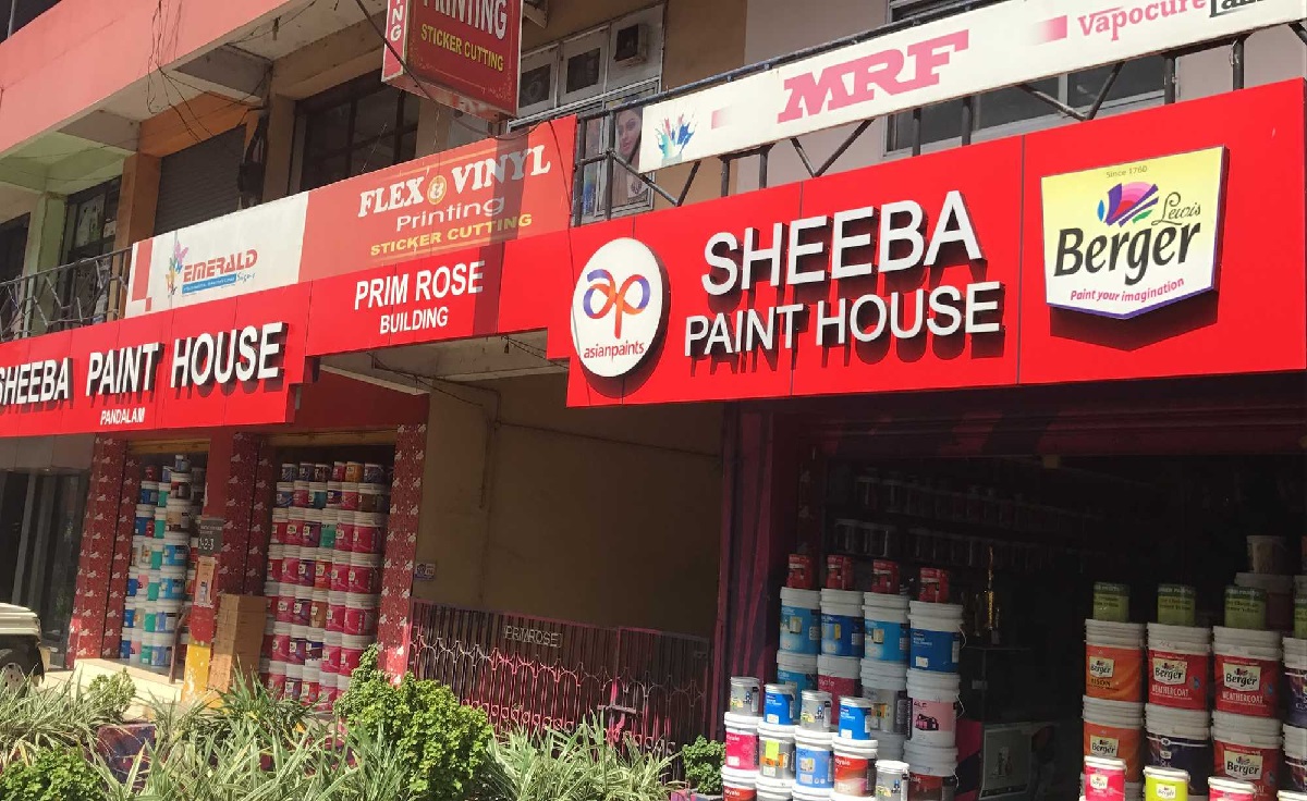 Sheeba Paint House, PAINT SHOP,  service in Pandalam, Pathanamthitta