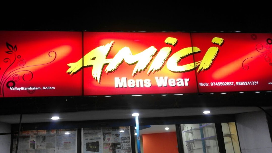 Amici Mens Wear, GENTS WEAR,  service in Kureepuzha South, Kollam