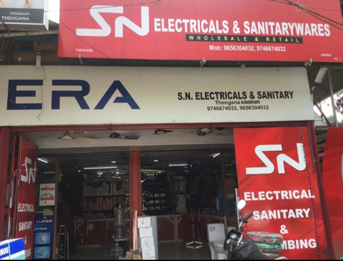 S N  Electricals & Sanitarywares, ELECTRICAL / PLUMBING / PUMP SETS,  service in Kottayam, Kottayam