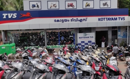 T V S Kottayam Motors, BIKE SHOWROOM,  service in Kottayam, Kottayam