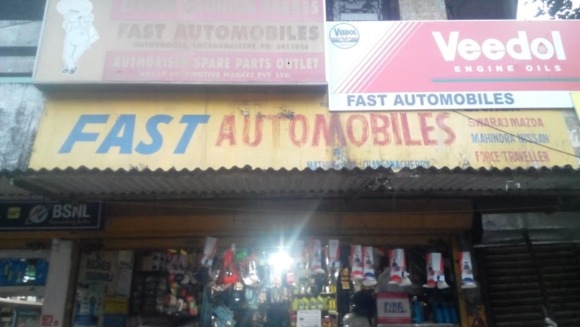 Fast Automobiles, LUBES AND SPARE PARTS,  service in Changanasserry, Kottayam