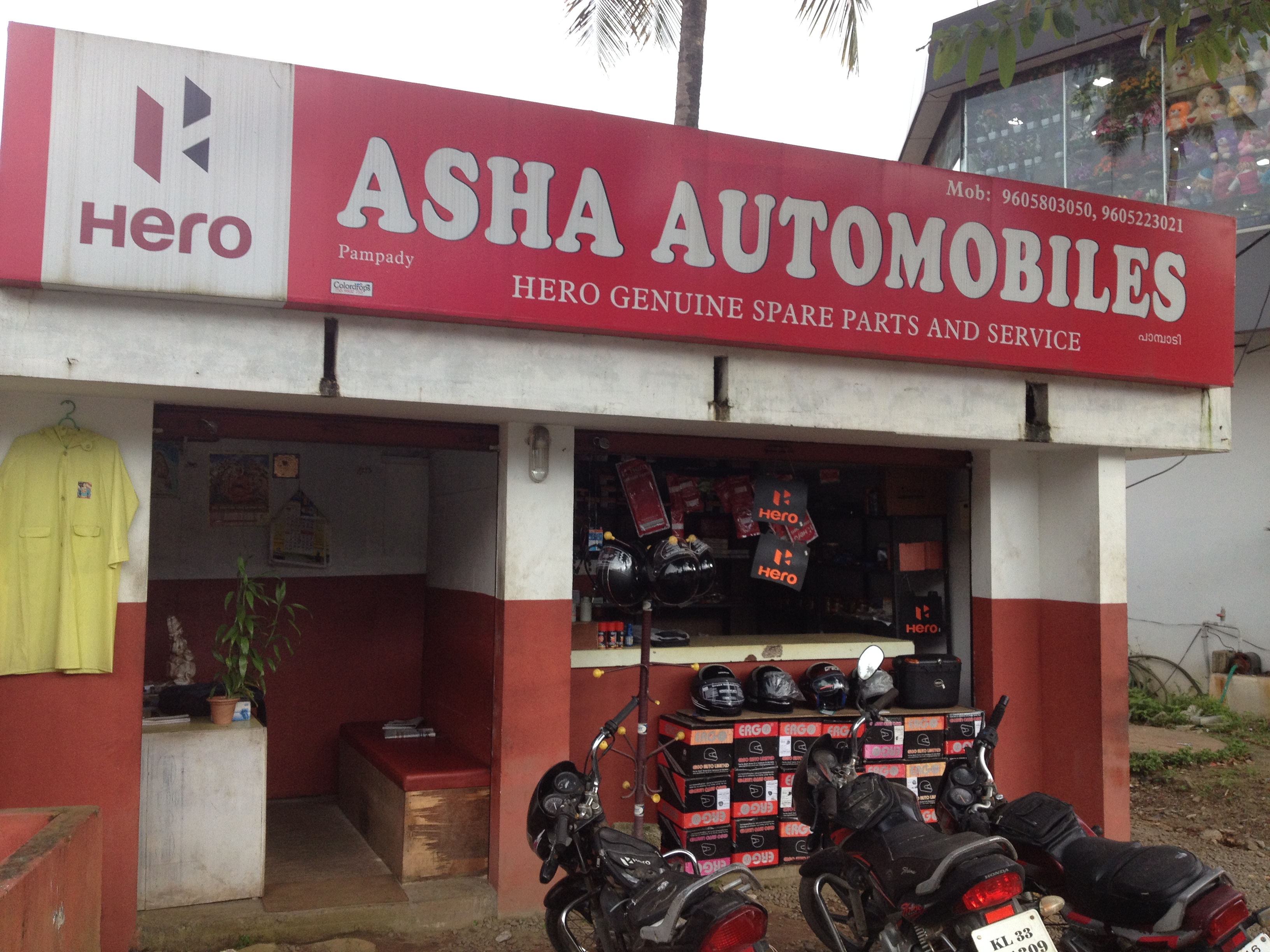 ASHA AUTOMOBILE PAMPADY, LUBES AND SPARE PARTS,  service in Pampady, Kottayam