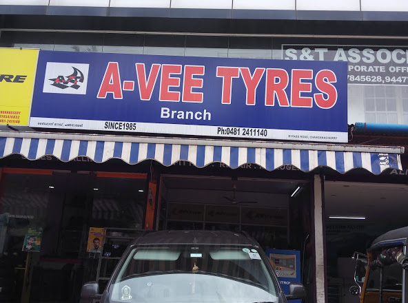 A-VEE TYRES, LUBES AND SPARE PARTS,  service in Changanasserry, Kottayam