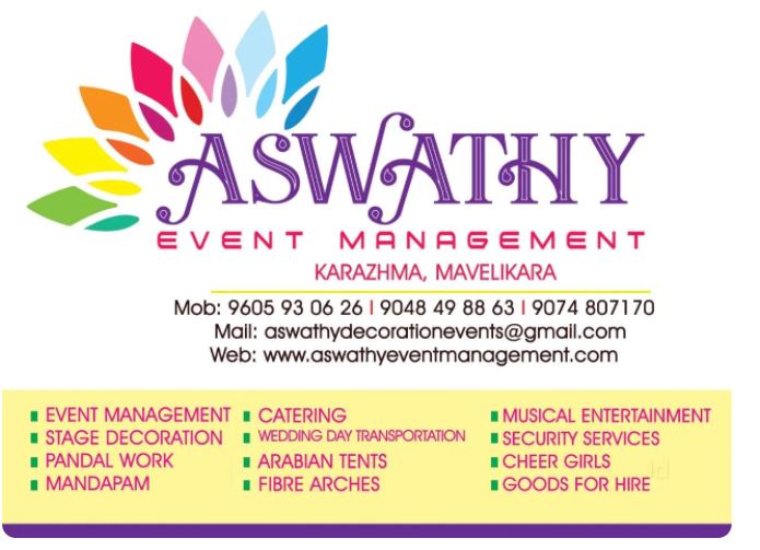 Aswathy Event Management, CATERING SERVICES,  service in Mavelikkara, Alappuzha