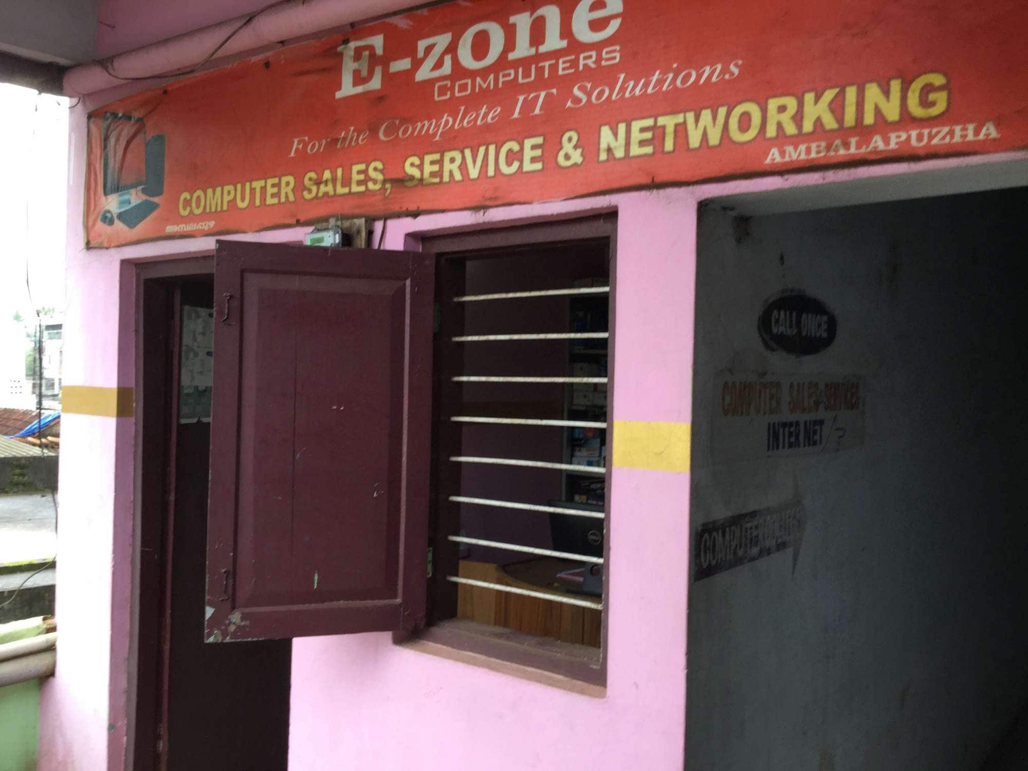 E Zone Computers, LAPTOP & COMPUTER SERVICES,  service in Ambalapuzha, Alappuzha