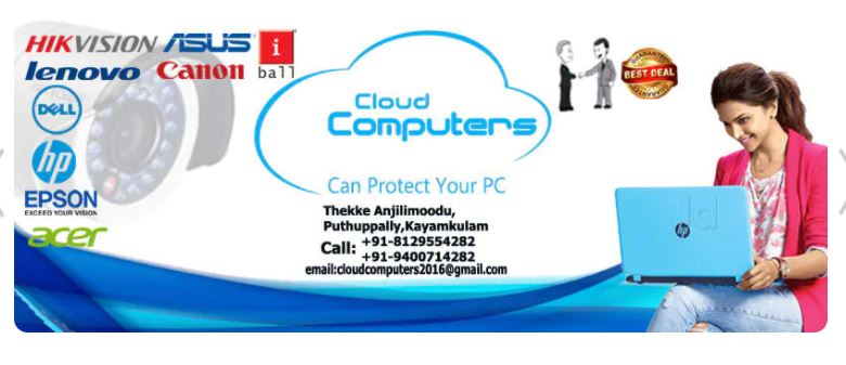 Cloud Computers, LAPTOP & COMPUTER SERVICES,  service in Kayamkulam, Alappuzha