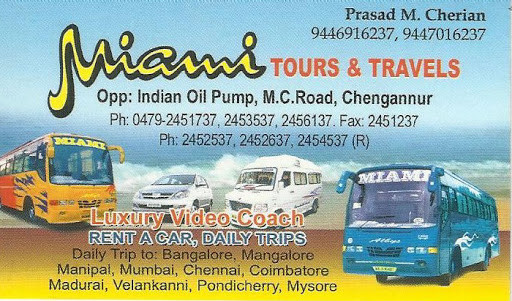 Miami Tours & Travels, TOURS & TRAVELS,  service in Chengannur, Alappuzha