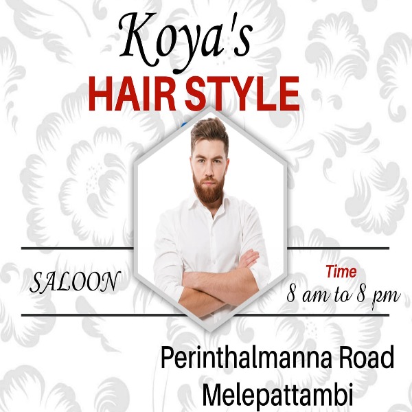 Koya's gents beauty parlour & saloon, BEAUTY PARLOUR,  service in Pattambi, Palakkad