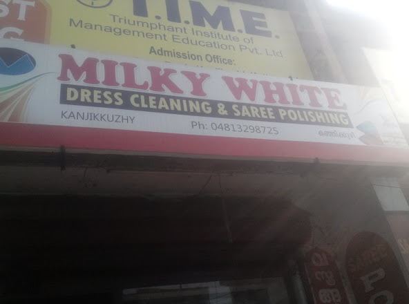 Milky White Dress Cleaning & Saree Polishing, DRY CLEANING,  service in Kanjikuzhi, Kottayam