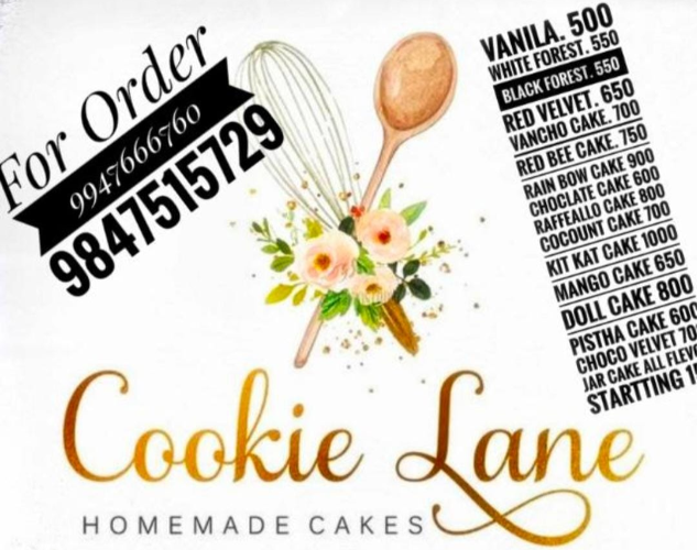 COOKIE LANE, Cake Making,  service in Erattupetta, Kottayam