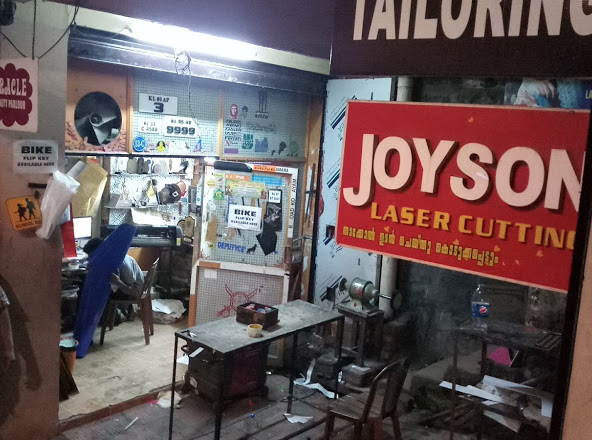 JOYSON KEY MAKING, KEY DUPLICATING AND NUMBER PLATE,  service in Kottayam, Kottayam