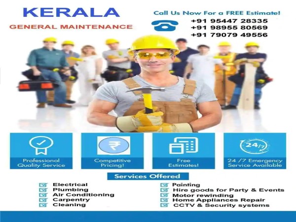 Kerala General Maintanence, AC Refrigeration Sales & Service,  service in Kannur Town, Kannur