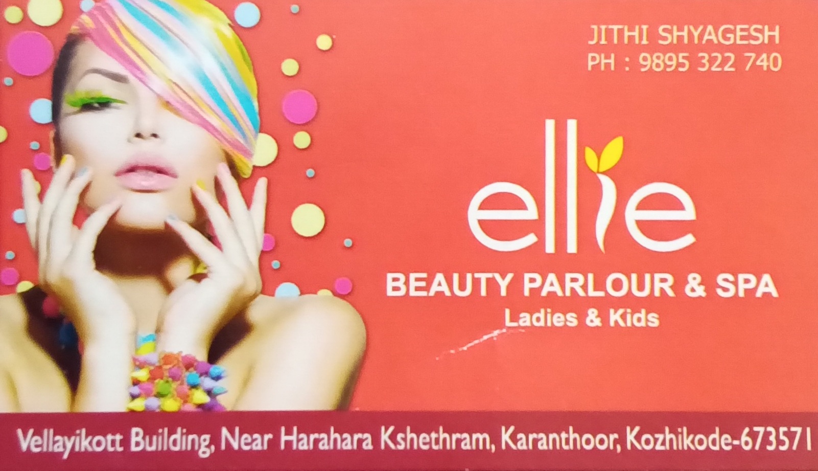 ELLIE BEAUTY PARLOUR &SPA, BEAUTY PARLOUR,  service in karanthur, Kozhikode