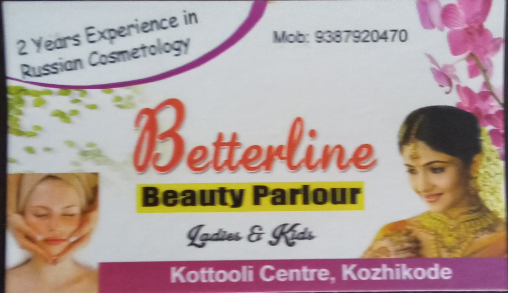 BETTERLINE BEAUTY PARLOUR, BEAUTY PARLOUR,  service in Kottooli, Kozhikode