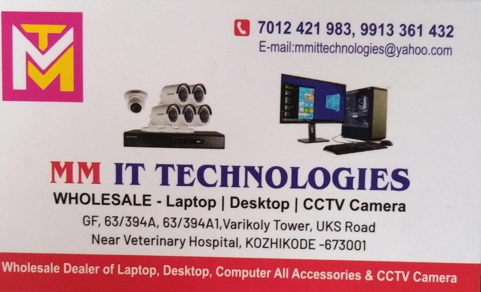 MM IT TECHNOLOGIES, ELECTRONICS ACCESSORIES,  service in Vattoli, Kozhikode