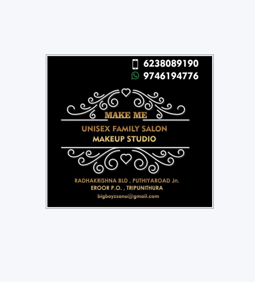 MAKE ME UNISEX FAMILY SALON, BEAUTY PARLOUR,  service in Thrippunithura, Ernakulam