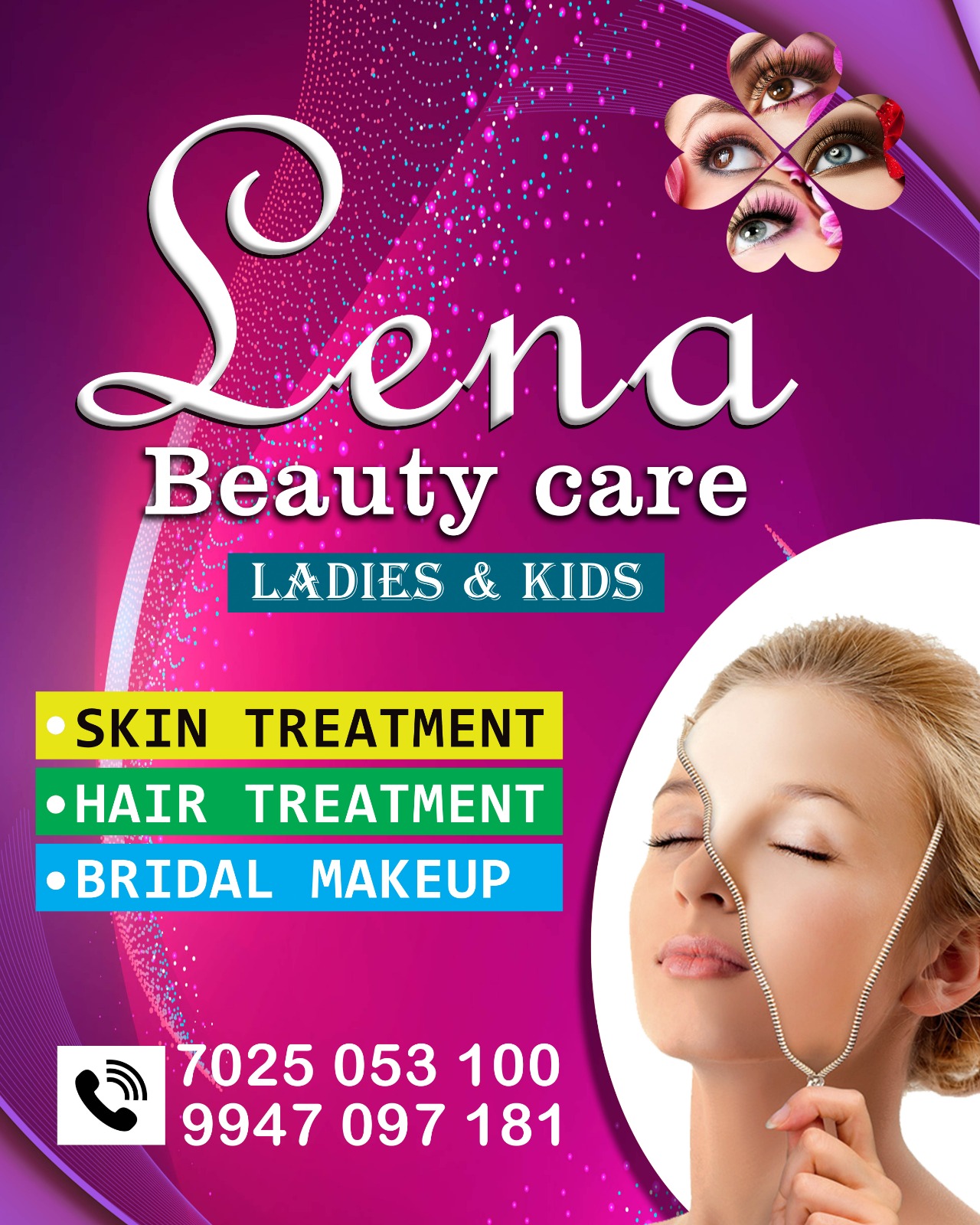 LENA BEAUTY CARE, BEAUTY PARLOUR,  service in Perumbavoor, Ernakulam