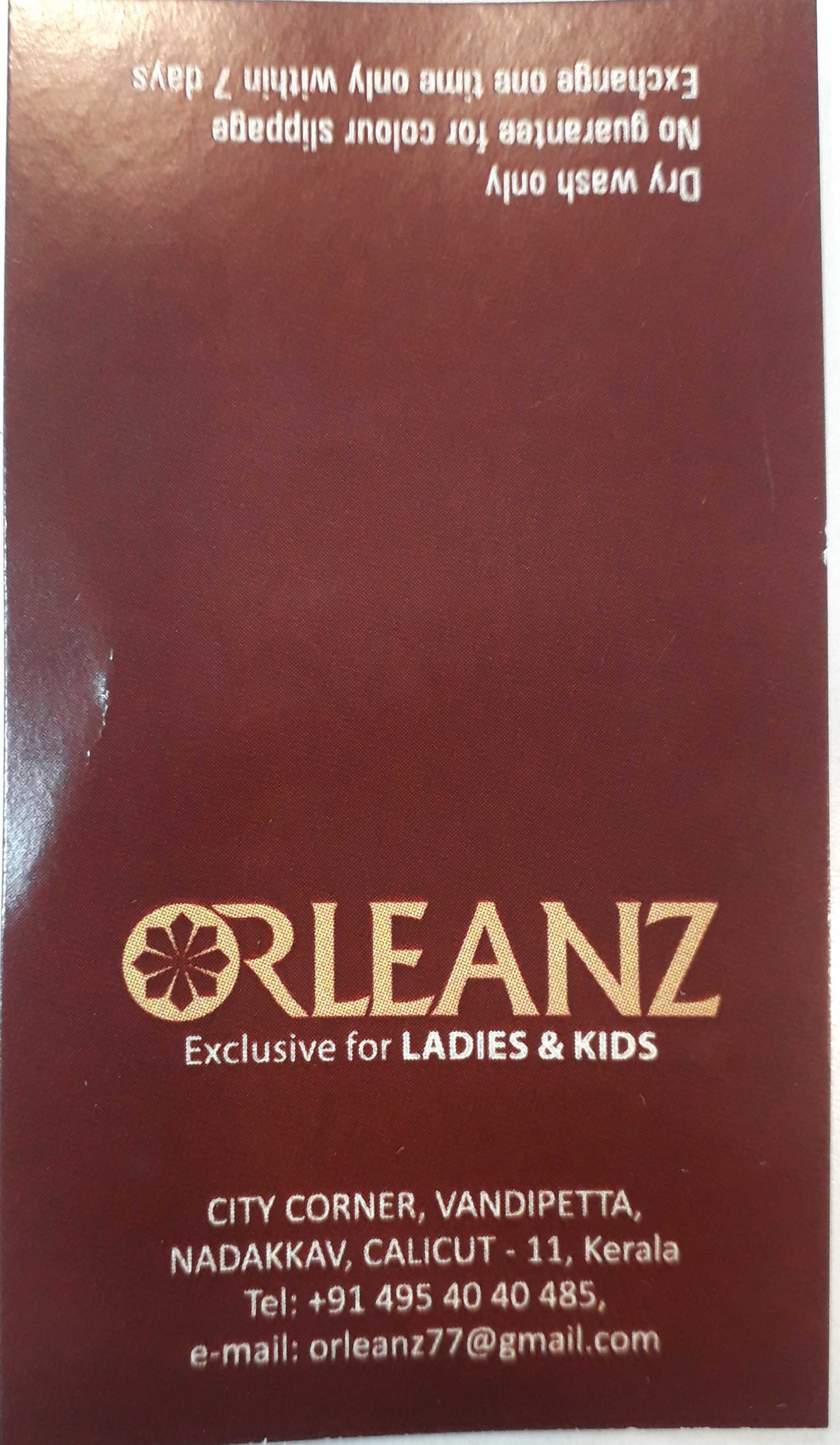 ORLEANZ exclusive fir ladies and kida, LADIES & KIDS WEAR,  service in Nadakkavu, Kozhikode