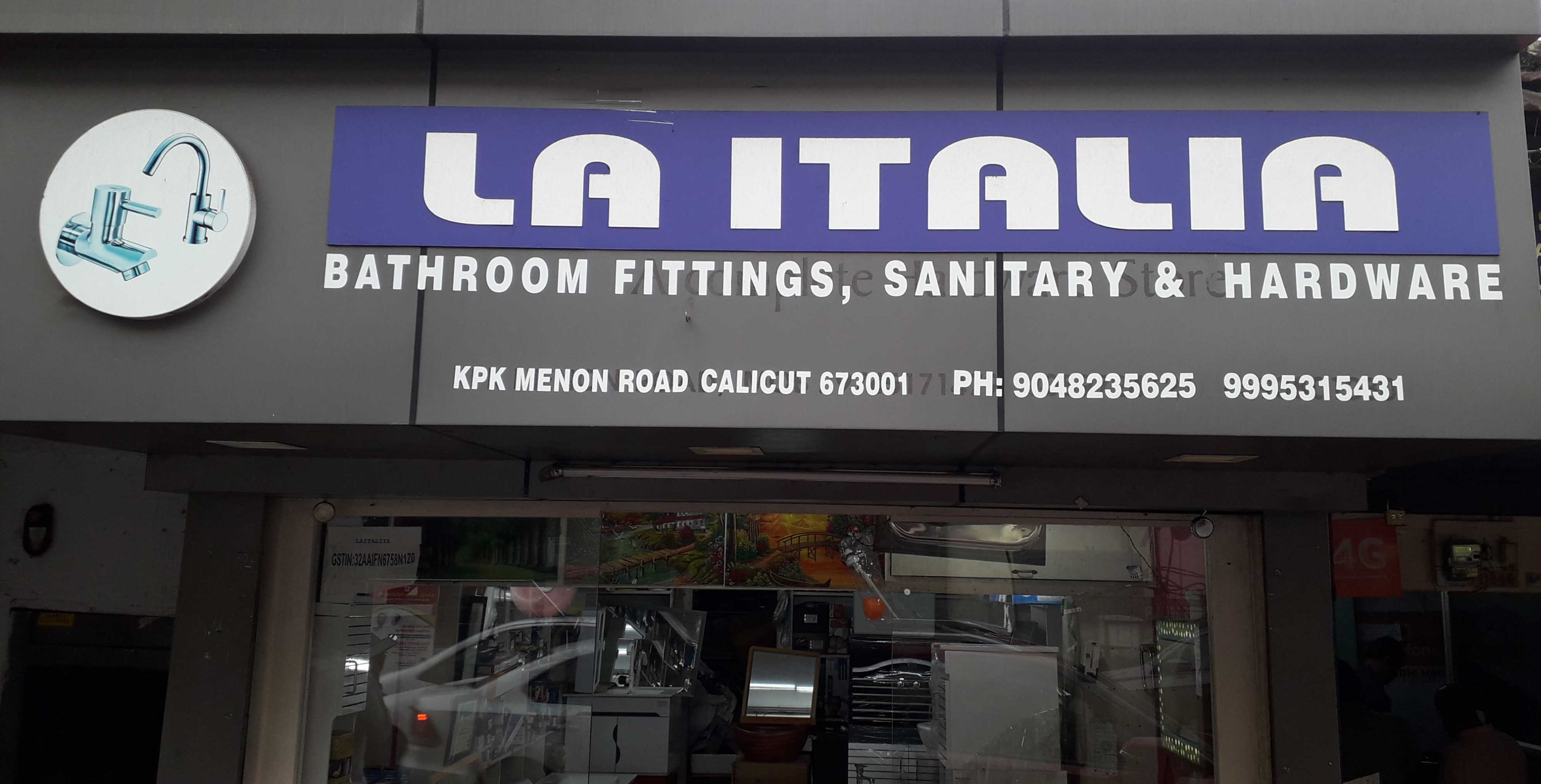 LA ITALIA, SANITARY SHOP,  service in Kozhikode Town, Kozhikode