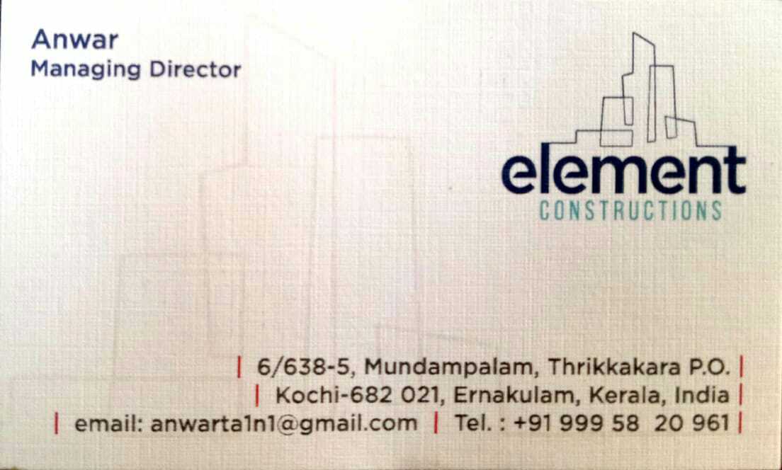 element constructions, CONSTRUCTION,  service in Kakkanad, Ernakulam