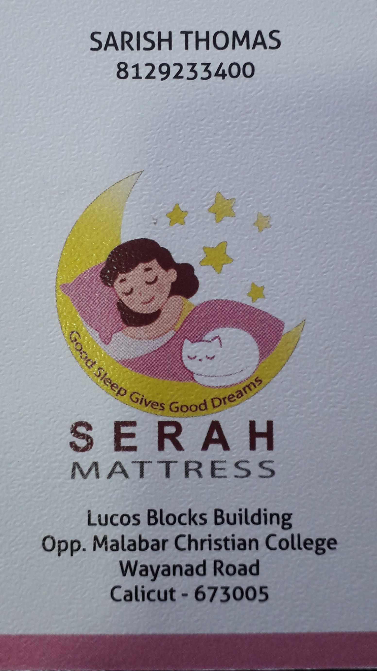 SERAH MATTRESS, MATTRESSES,  service in Kozhikode Town, Kozhikode