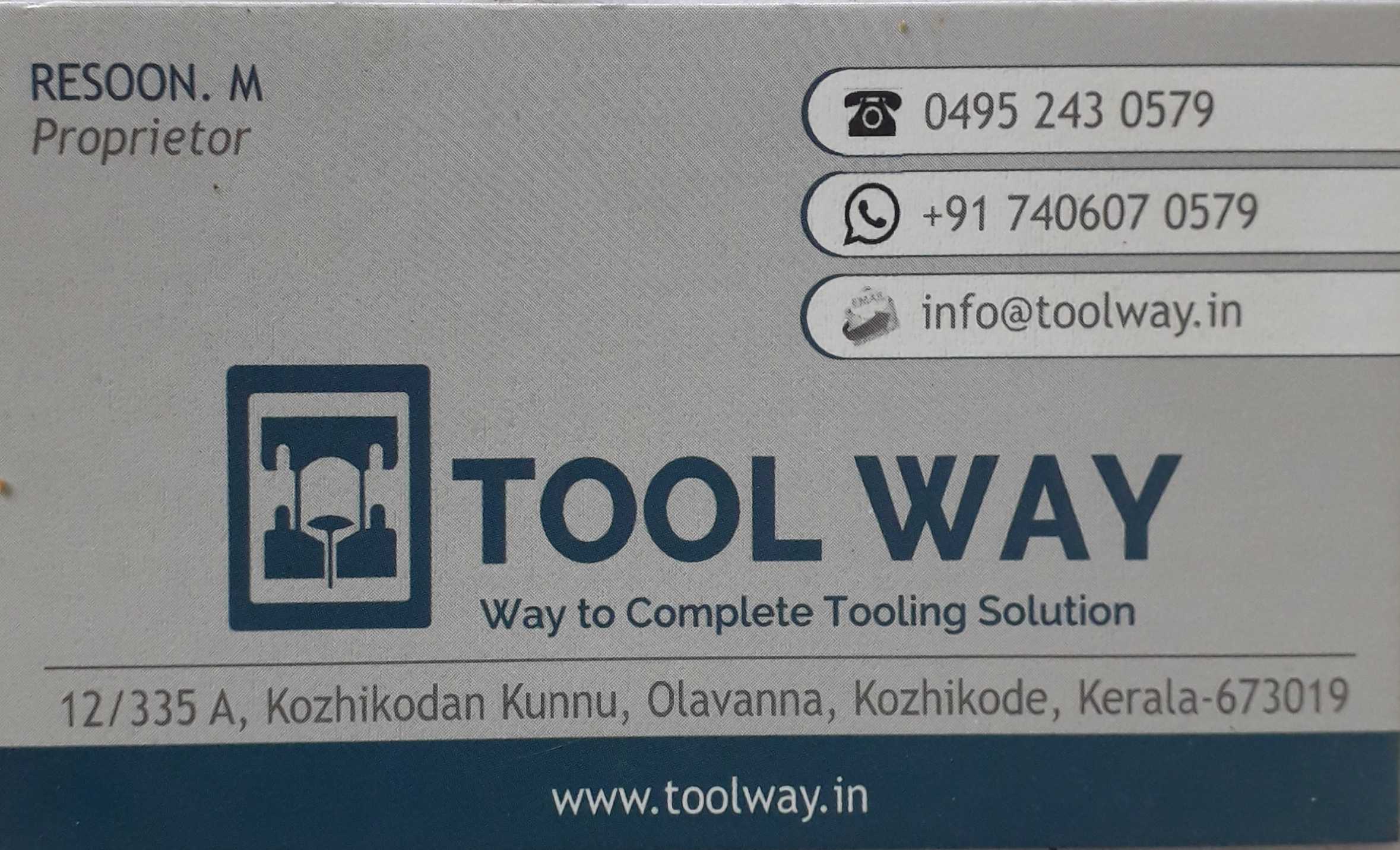 TOOLWAY Way to Complete Tooling Solution, TOOLS,  service in Farooke, Kozhikode