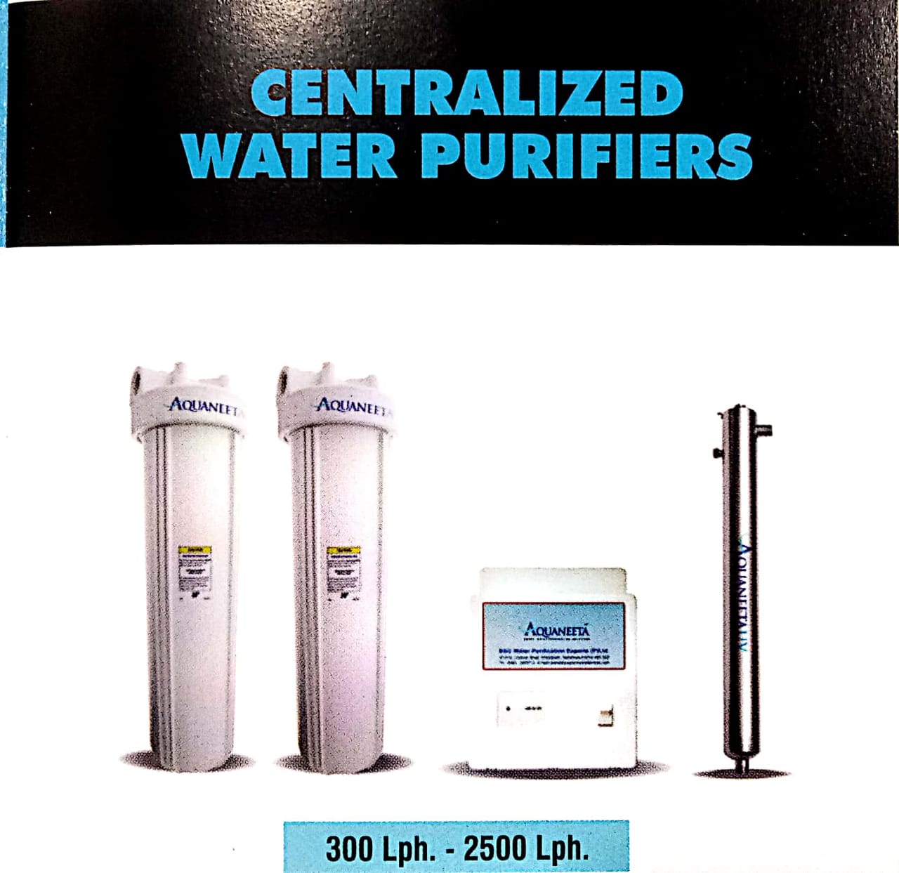 Centralized water purifiers