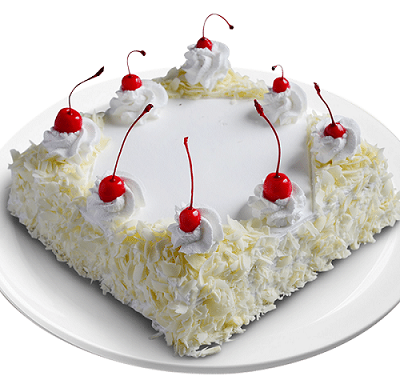 White Forest Cake